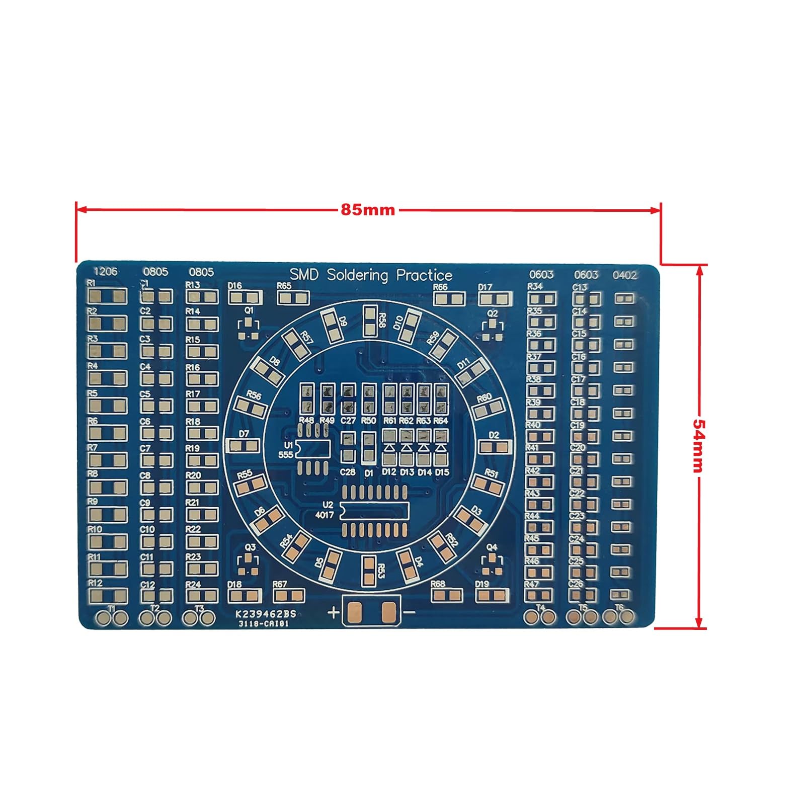 Learn Soldering with Gikfun DIY Board -4