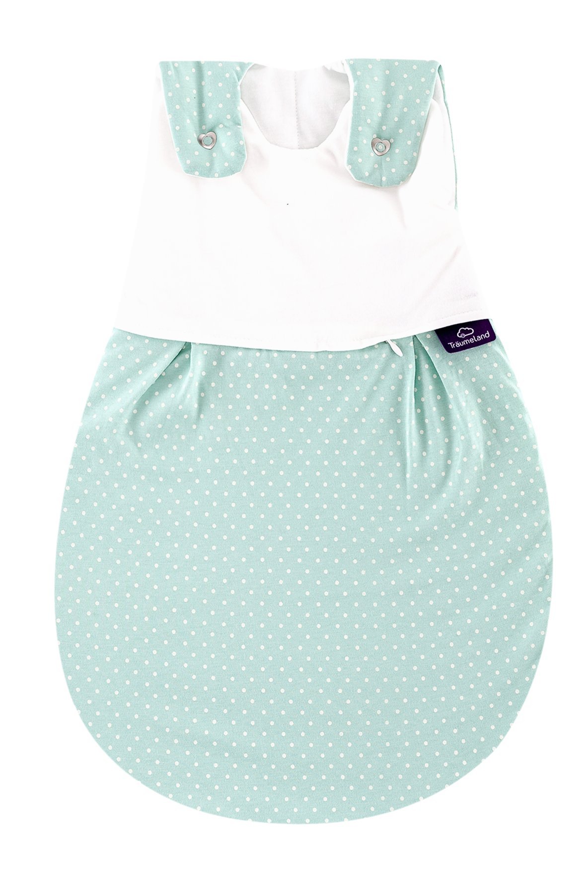 Träumeland - Outdoor Schlafsack mint gepunktet