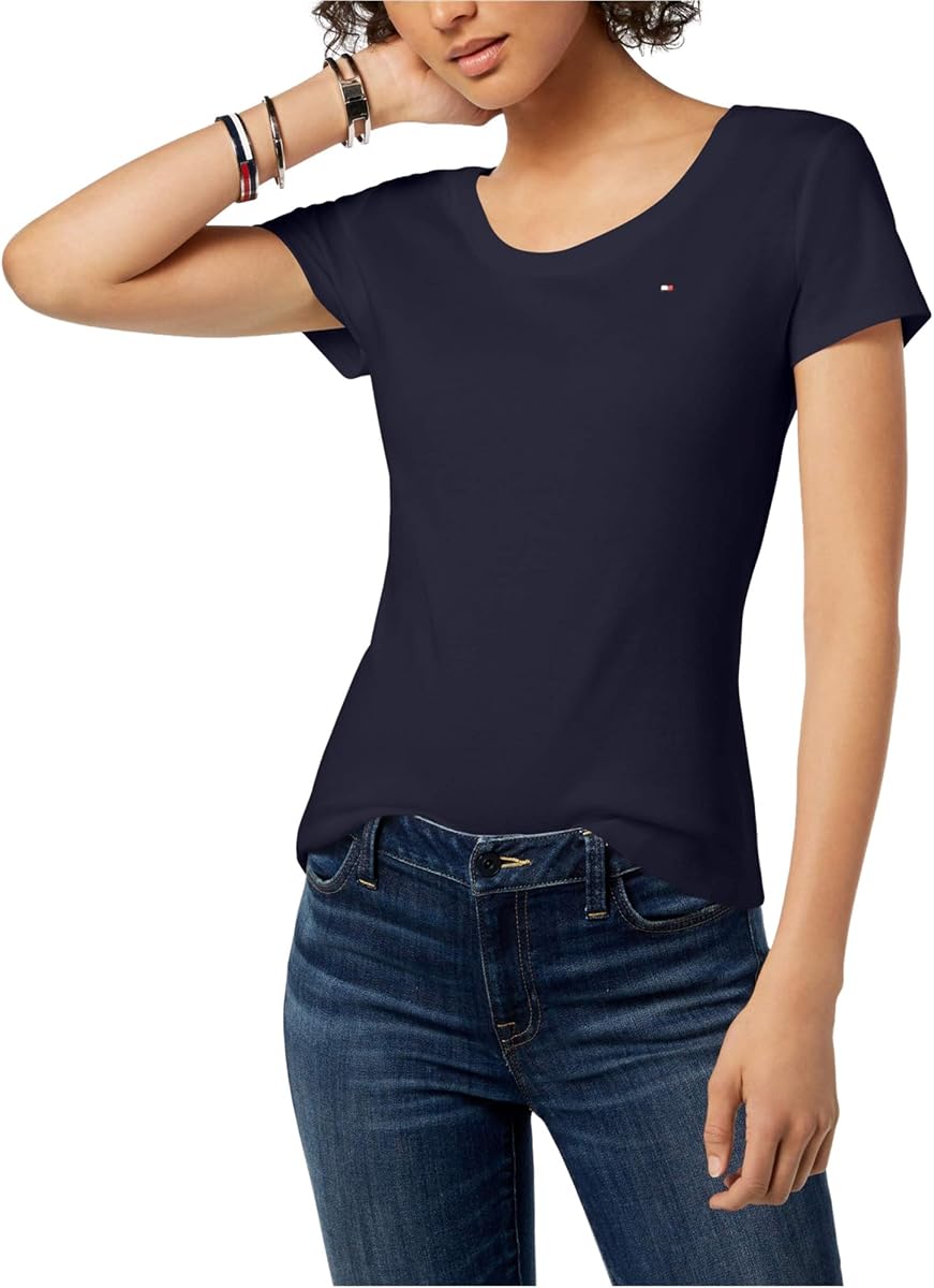 Tommy Hilfiger Camiseta clásica con gráfico Tommy Hilfiger para mujer