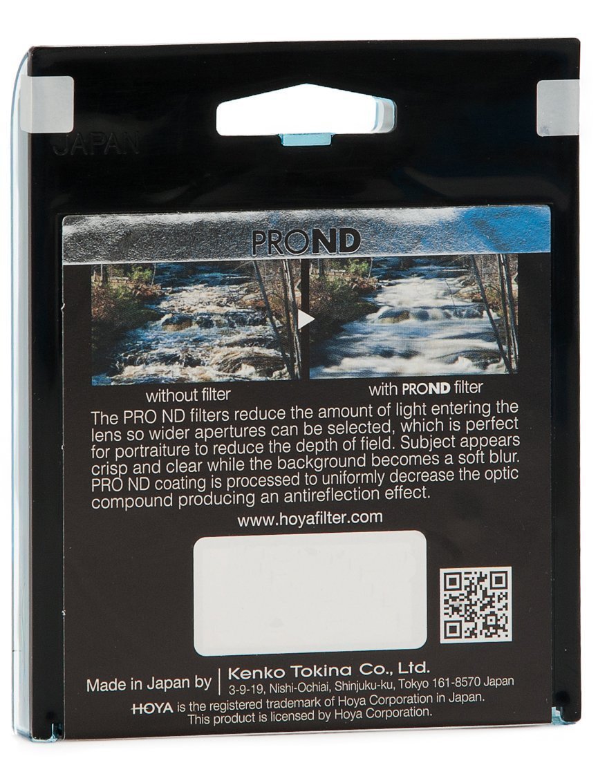 Hoya Prond 58 mm ND 64 (1.8) 6 Stop ACCU-ND Neutral Density Filter XPD-58ND64