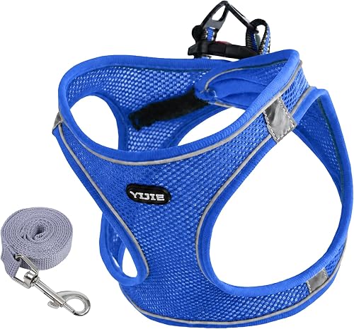 ROYPET Step-in Air Dog Harness, All Weather Mesh Step in Vest Harness for Small 