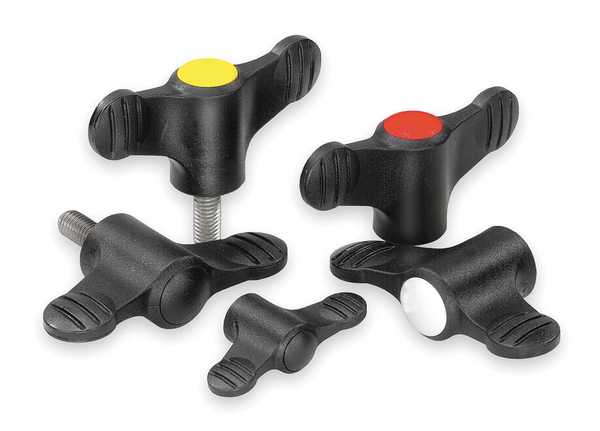 Wing Grip Knob, M10, Ext, SS, 1.99, 3.35, NG