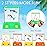 Gejoy 4 Pieces Water Games Handheld Christmas Stocking Stuffers Water Ring Toss Game Mini Retro Games Pastime Toys Car Toys Birthday Party Favor for Christmas Kids Children Gifts(Fresh Style)
