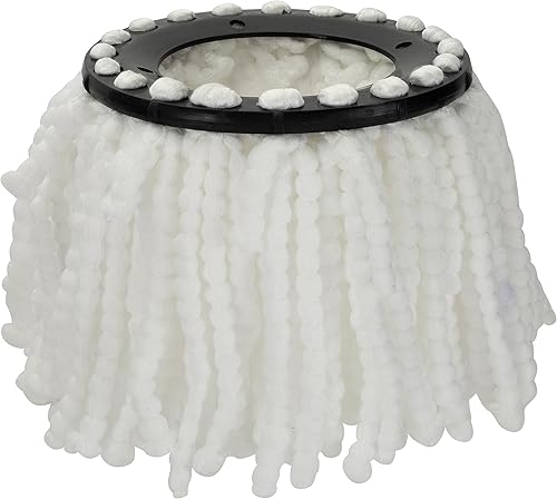 Miniatura 5 de Simplify Repuesto de cabezal de fregona de microfibra, 6.1 pulgadas, blanco