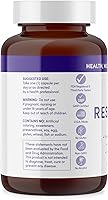 Vista 3 de Merlot Cápsulas de Resveratrol de 500 mg – 60 unidades – Beauty Within Suplemento antienvejecimiento sin OMG sin gluten – Hecho en Estados Unidos