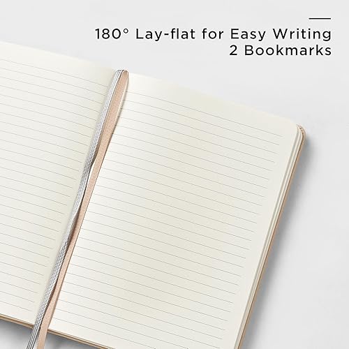 Miniatura 4 de &And Per Se Cuaderno rayado, 160 páginas, tamaño A5, de 5.7 x 8 pulgadas, cuaderno de papel grueso con rayas universitarias para escribir, cuadernos