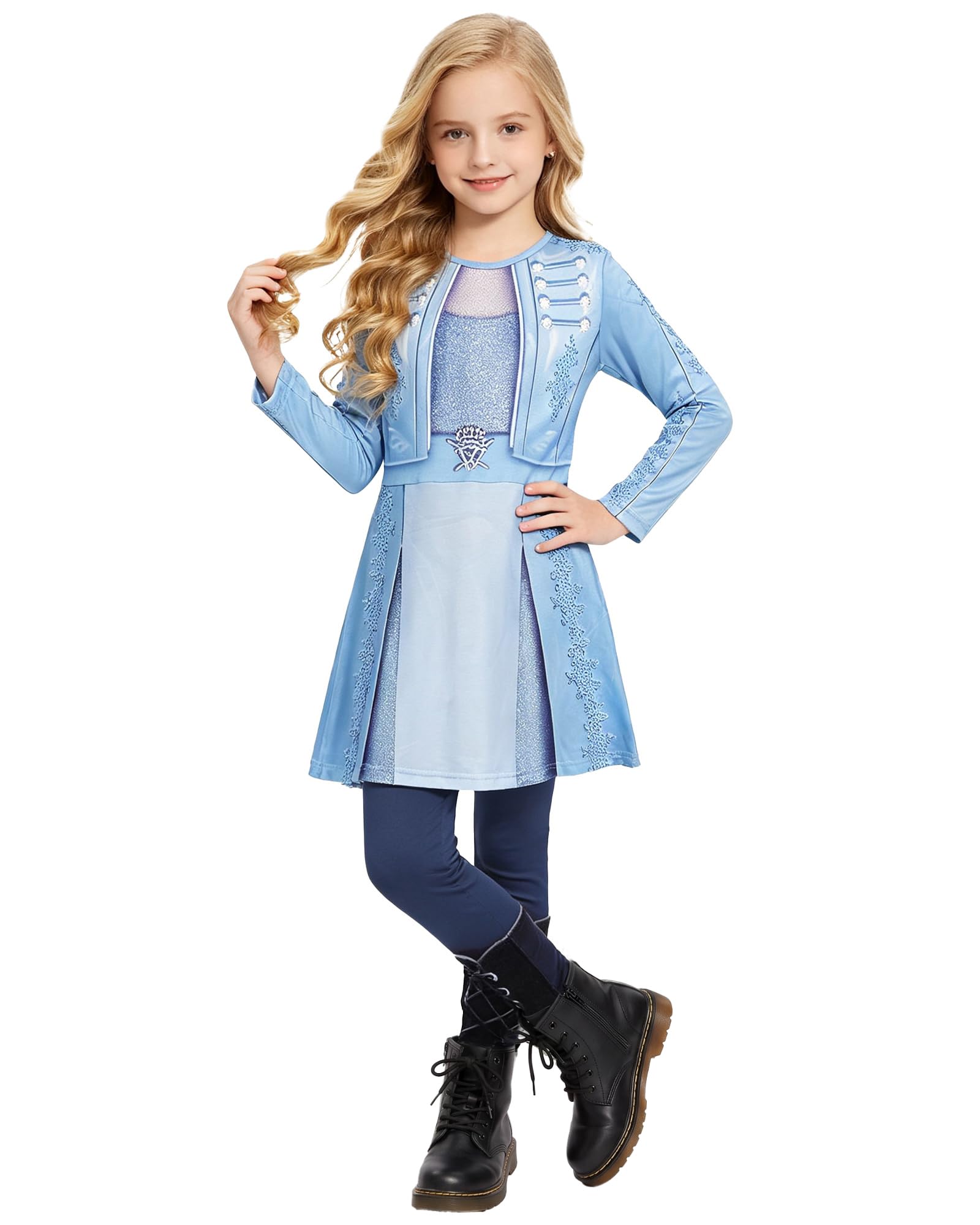 Chloe Wonderland Costume with Wig Girls Princess Dress for Kids 5-12 Years โ image 1