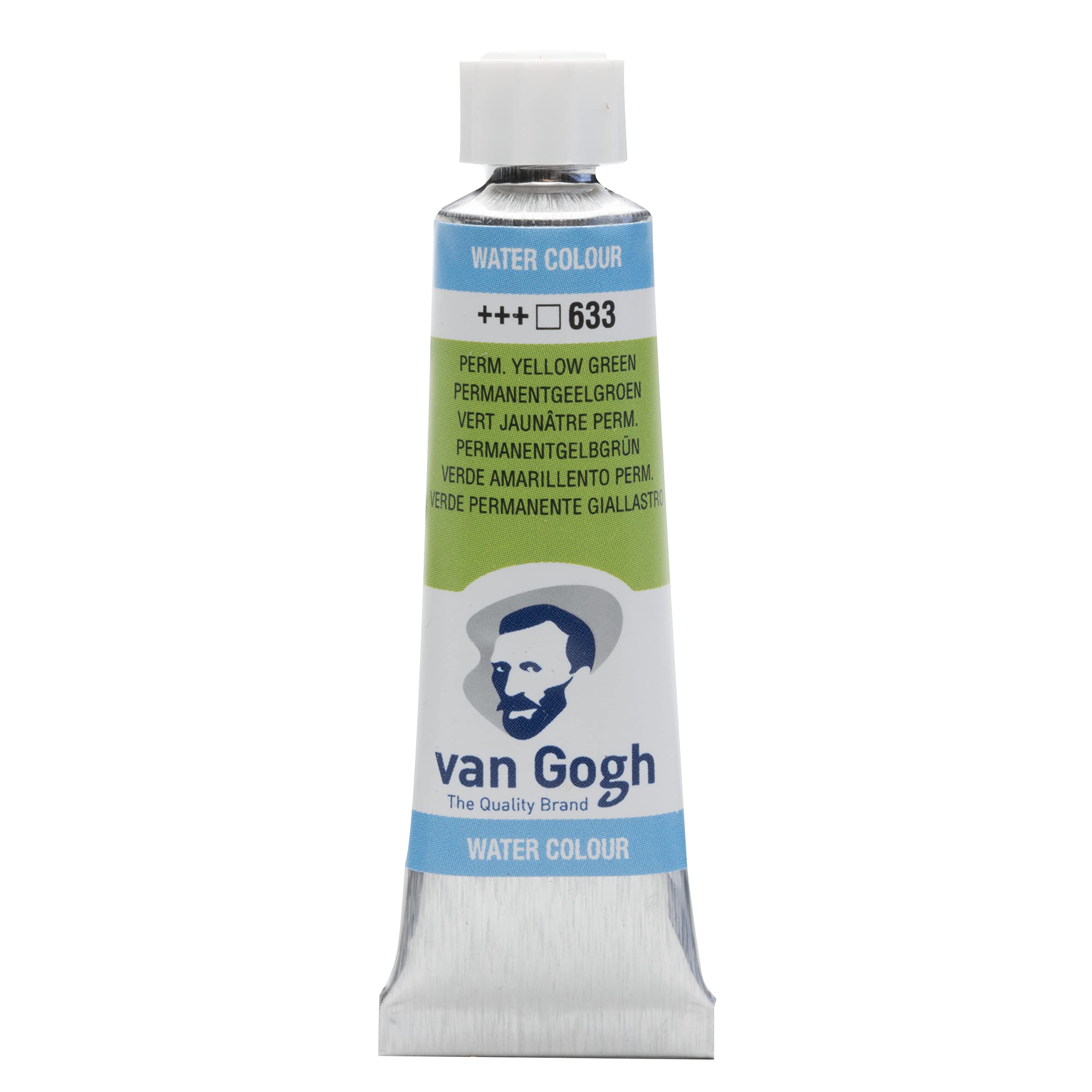 Van Gogh Watercolour Paint, 10ml Tube, Permanent Yellowish Green 633