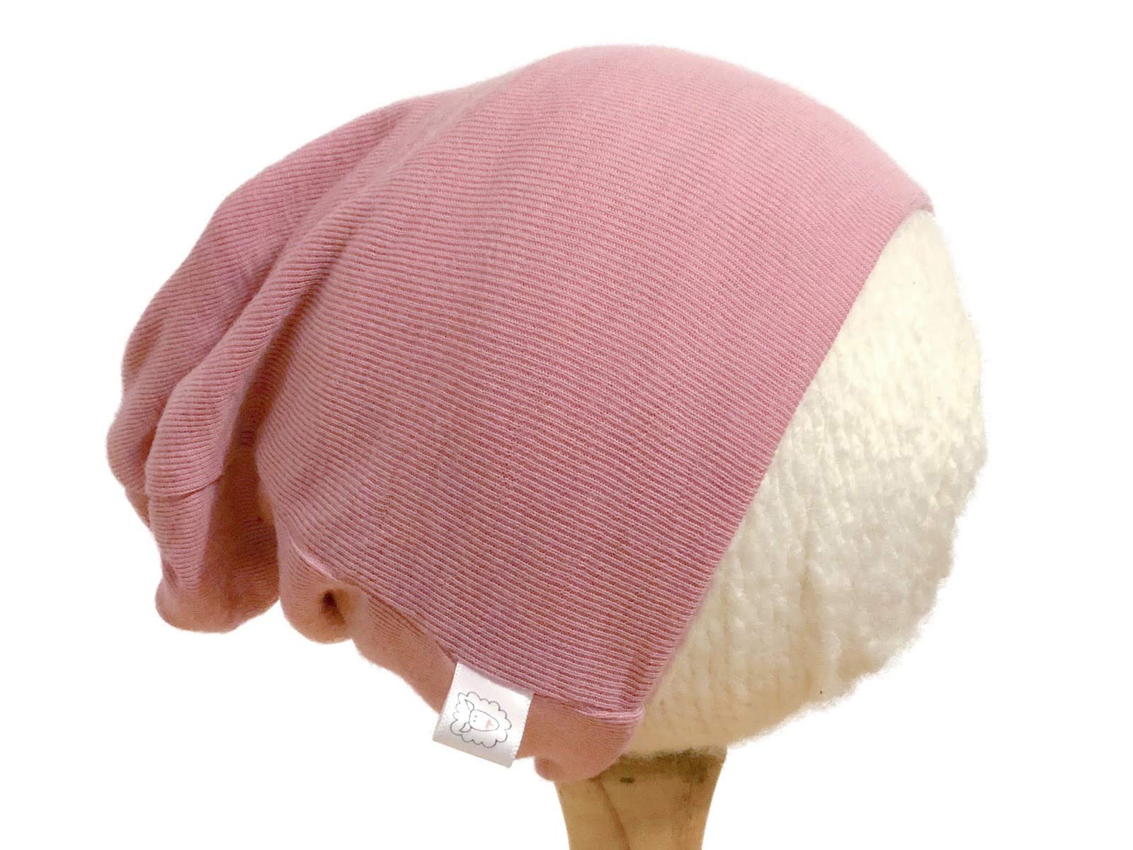 Simply Merino Pure Wool Beanie, Natural & Organic Slouchy Knit Cap, Warm Thermal Hat for Winter