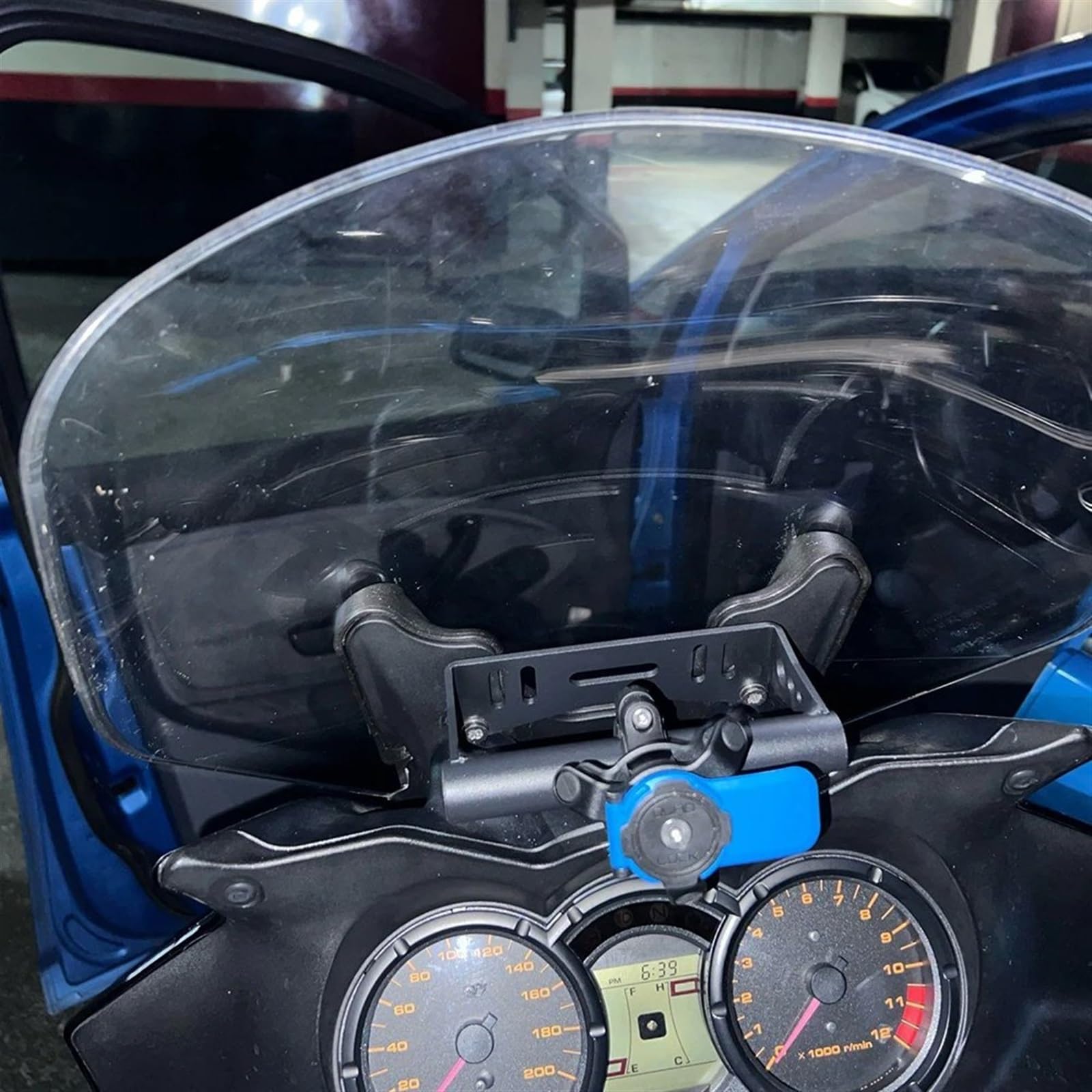 Soporte Navegación Soporte para Teléfono Inteligente Motocicleta Soporte para Placa Navegación GPS para Suzuki para V-Strom 650 DL 650 ABS 2004 2005 2006 2007 2008-2011 Soporte GPS para Motocicleta
