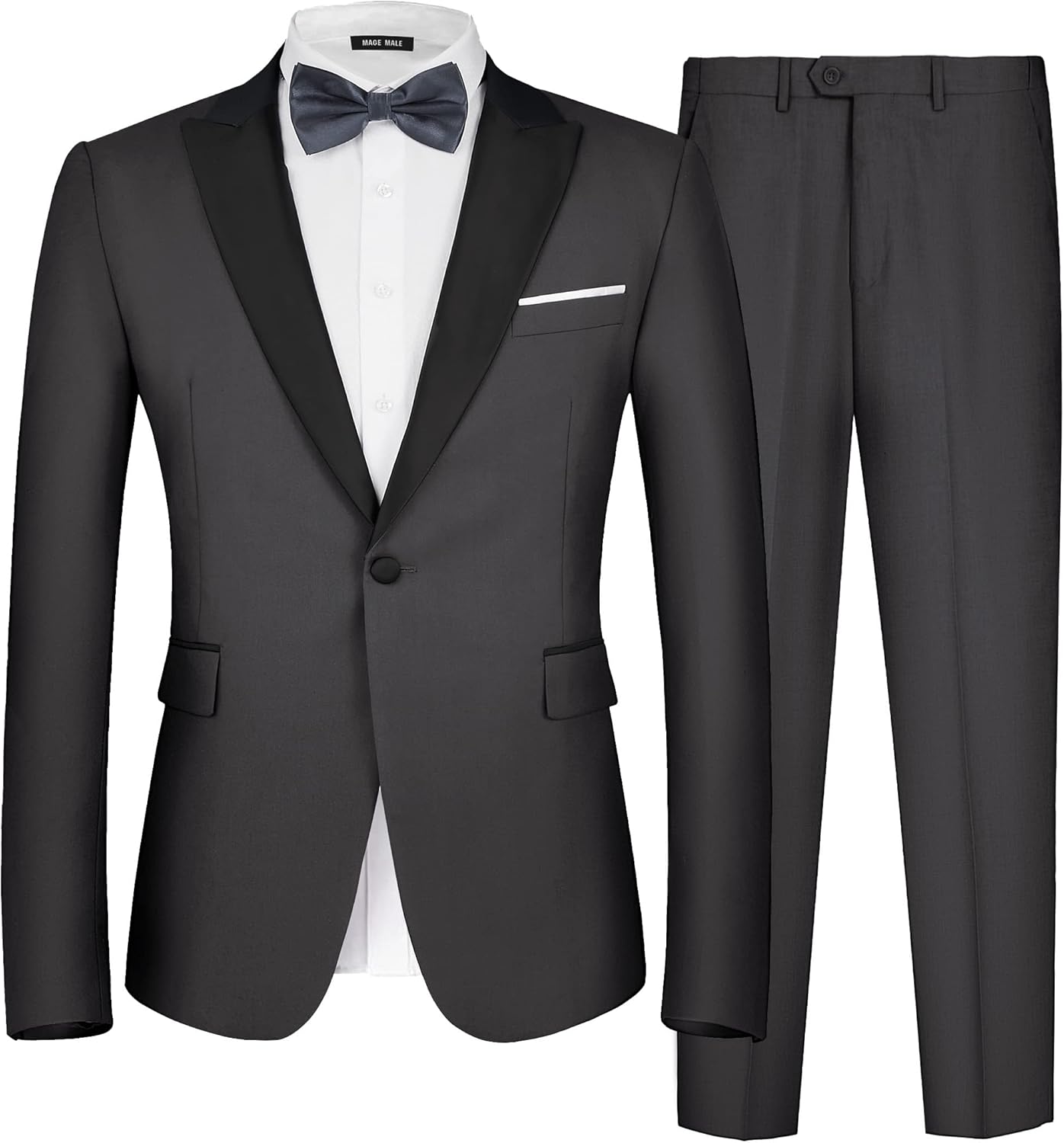 Dark Grey-peak Lapel-1