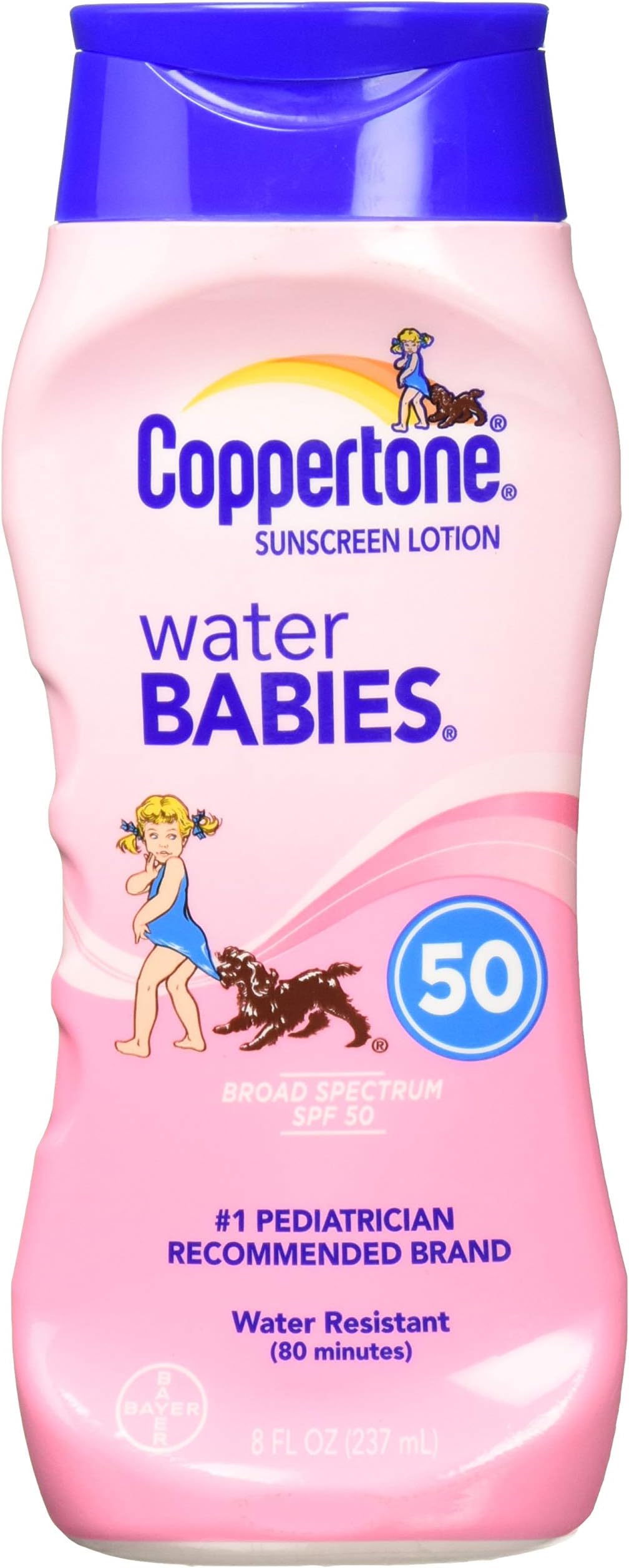 WaterBabies Sunscreen Lotion SPF 50, 8 oz