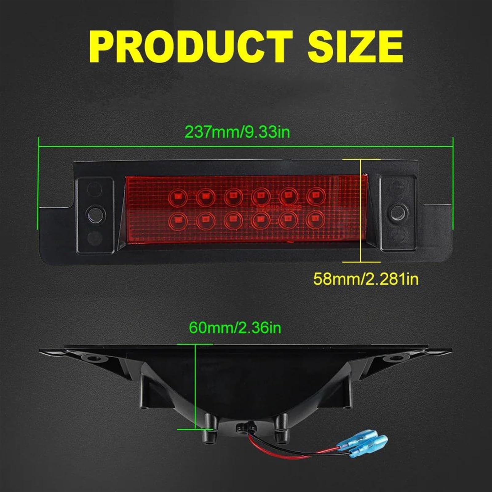 Amazon.co.jp: 車のサードブレーキライト 1個 ハイマウント LED