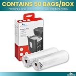 1InTheOffice Sacs de déchiqueteuse 15.8 Gallon, Sacs à déchets de broyeur 15.8 Gal., 50/Box