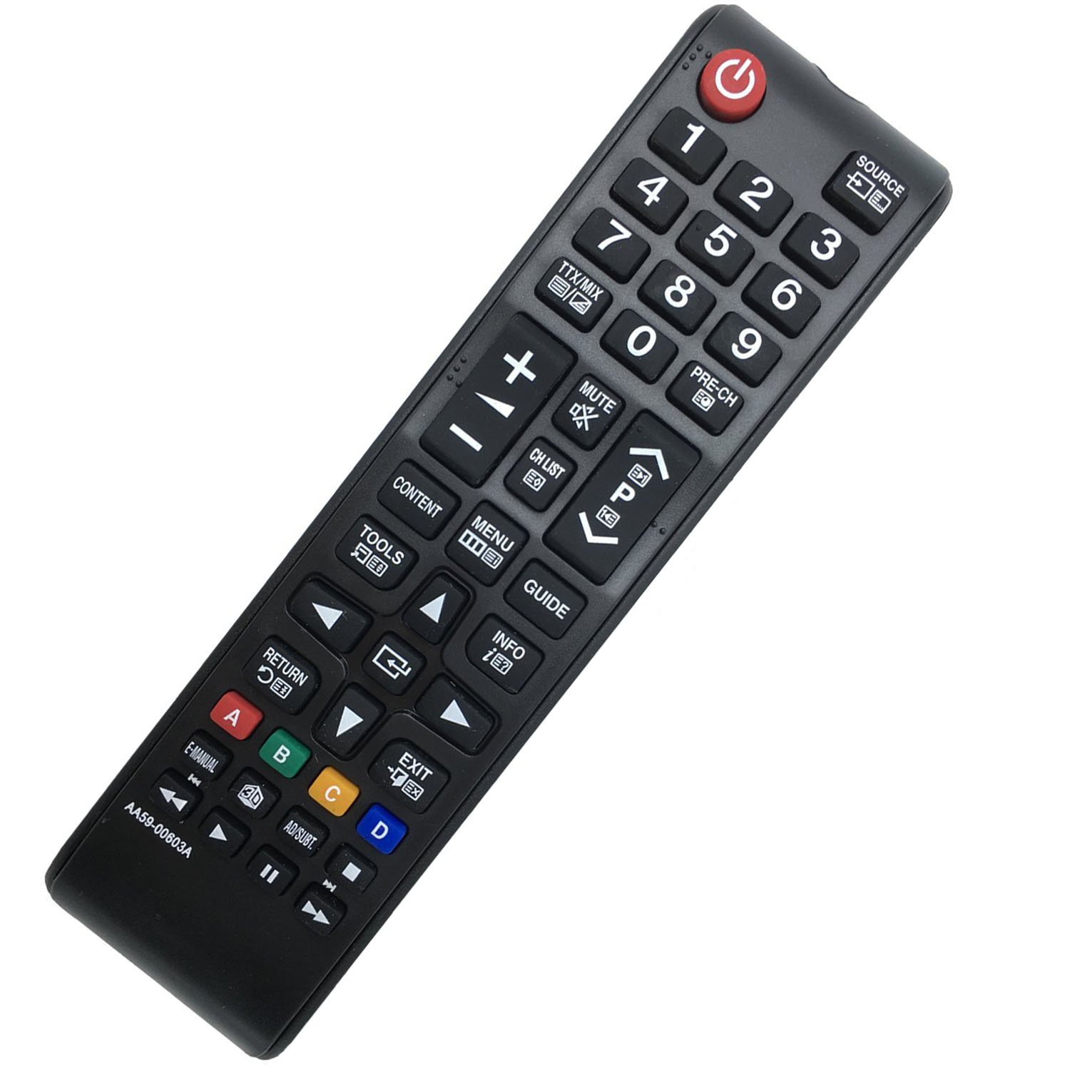 allimity Telecomando sostituito AA59-00603A Sub BN59-01175N BN59-01054A AA59-00743A AA59-00786A adatto per Samsung TV