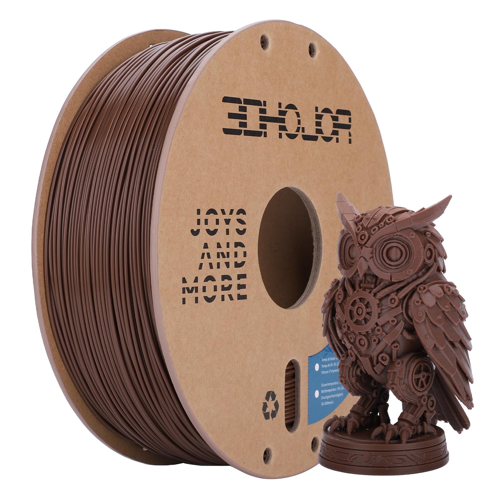 3DHOJOR ABS Filament (Brown), 1kg