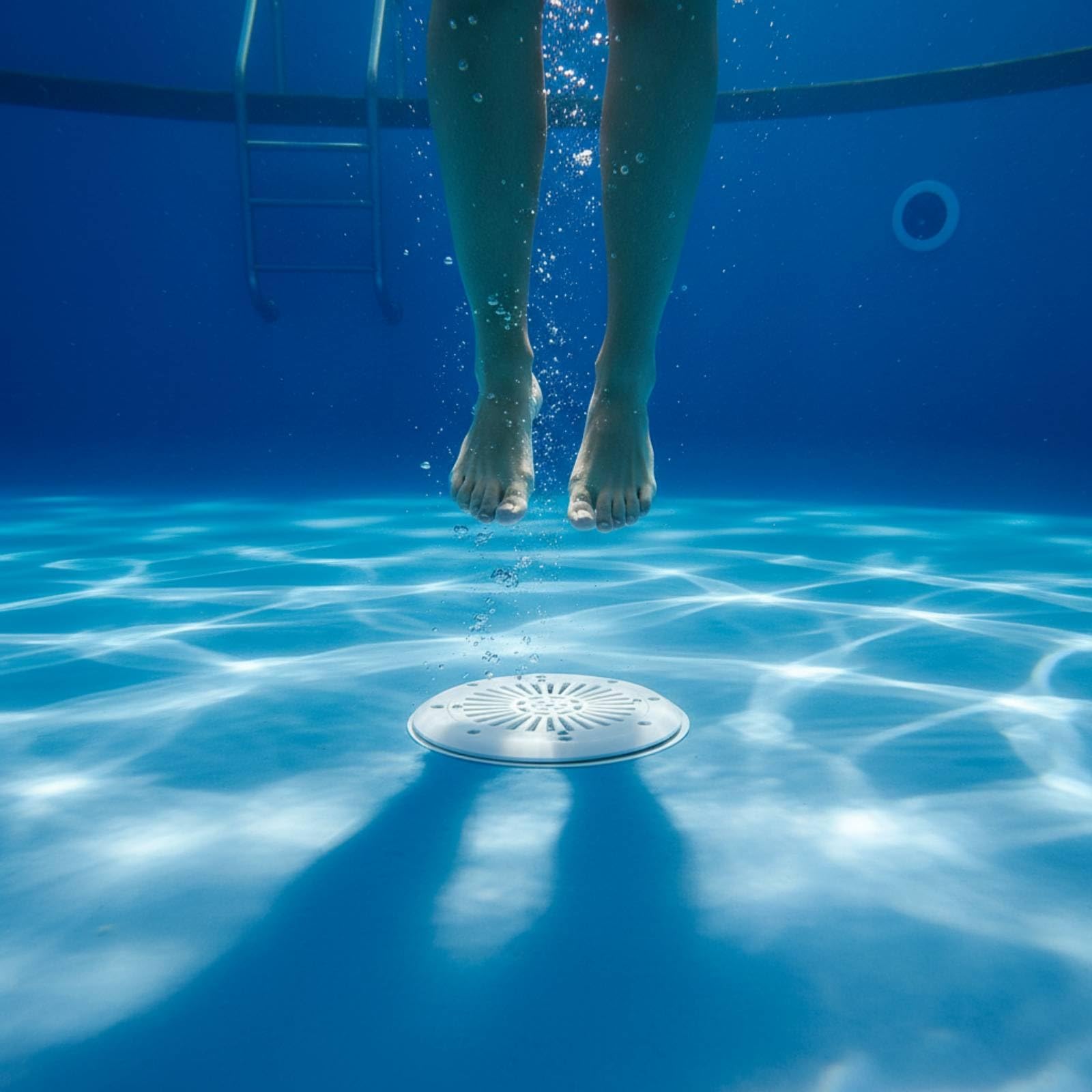 Tapa sagüe Piscina con Base smontable Eficiente