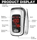 Jumper JPD-500E Digital Finger tip Spo2 Pulse Oxymeter For Oxygen Blood Saturation & Heart rate monitor, Blue gallery image