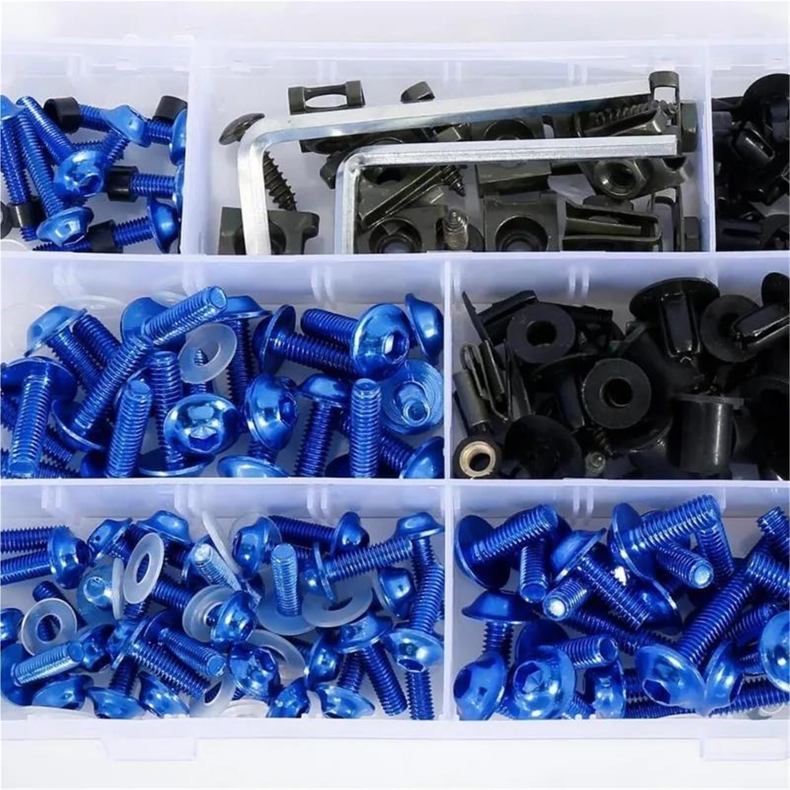 Bulloni Schrauben Kit Kit Bulloni Corpo Carenatura Moto Per Yamaha YZFR6 YZF-R6 YZF R6 223 Pezzi Viti Di Fissaggio Clip Carrozzeria Dadi Set Viti Carenatura Moto