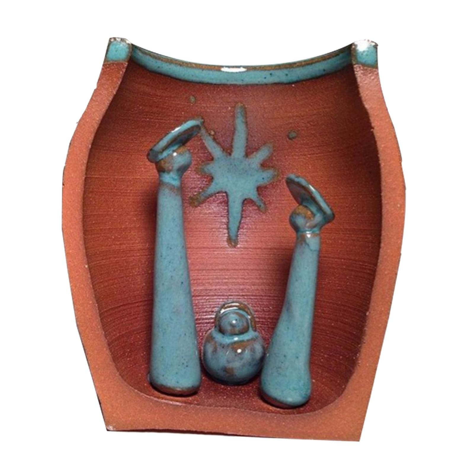 jojomis Resin Christmas Nativity Figurines Statue Figures Decorations Gifts Brown Large