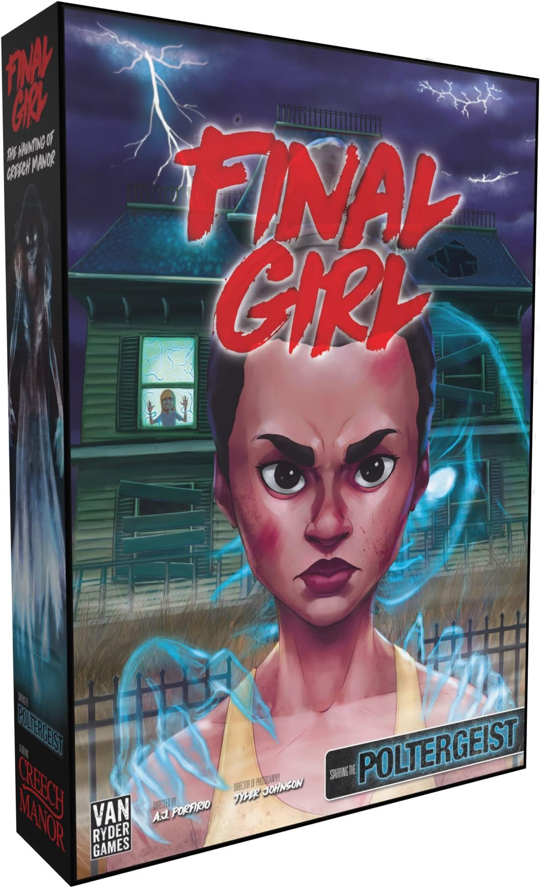 Final Girl: Haunting of Creech Manor – Board Game by Van Ryder Games – Core Box Required to Play - 1 Player – Board Games for Solo Play – 20-60 Minutes of Gameplay – Teens and Adults Ages 14+