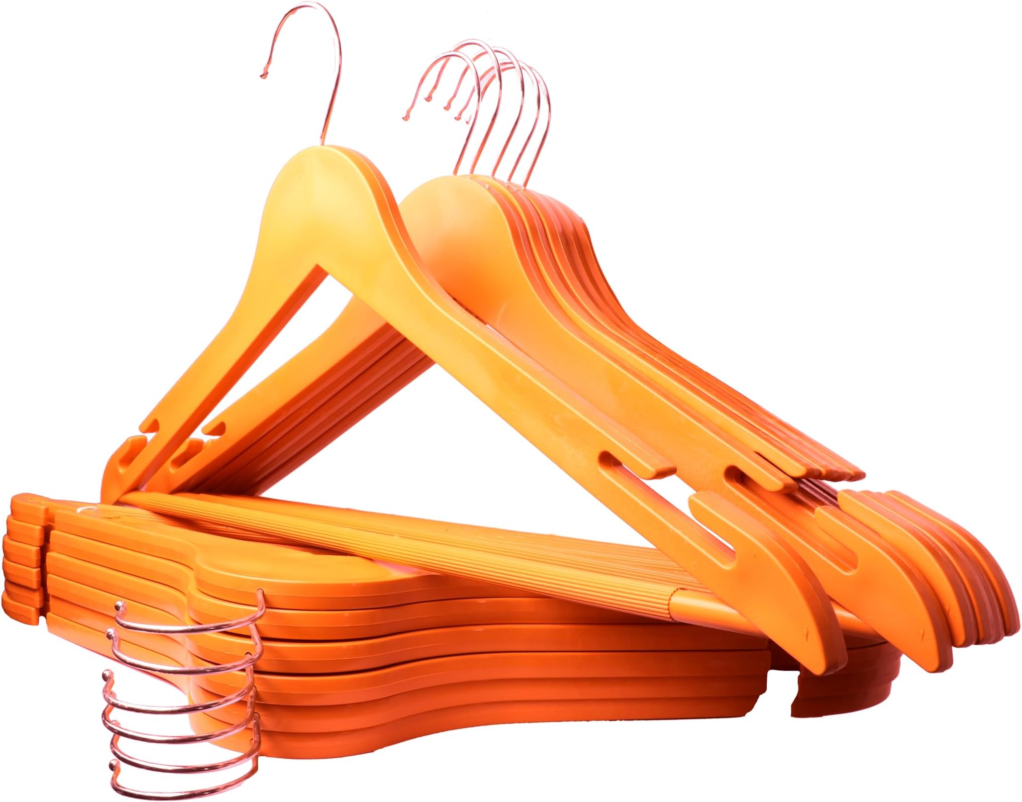 JD Fresh 6 PCs Plastic Hanger for Clothes Hanging/Shirt Hanger/Saree Hangers/Hook Hanger/Clothes Hanger for Wardrobe/Trouser and Dress Hanger-1 Set (6 Pieces)