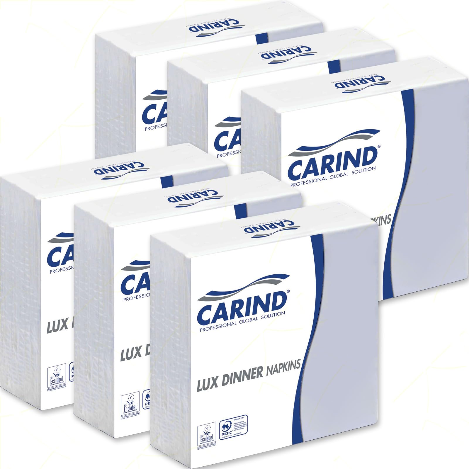 Sicignano | Paquete de 40 x 16 servilletas de papel de 3 capas 40 x 40 cm Lux Dinner de celulosa elegantes grandes pliegues 1/4 blanco – Almuerzo, cena, eventos, restaurante, ceremonias y fiestas