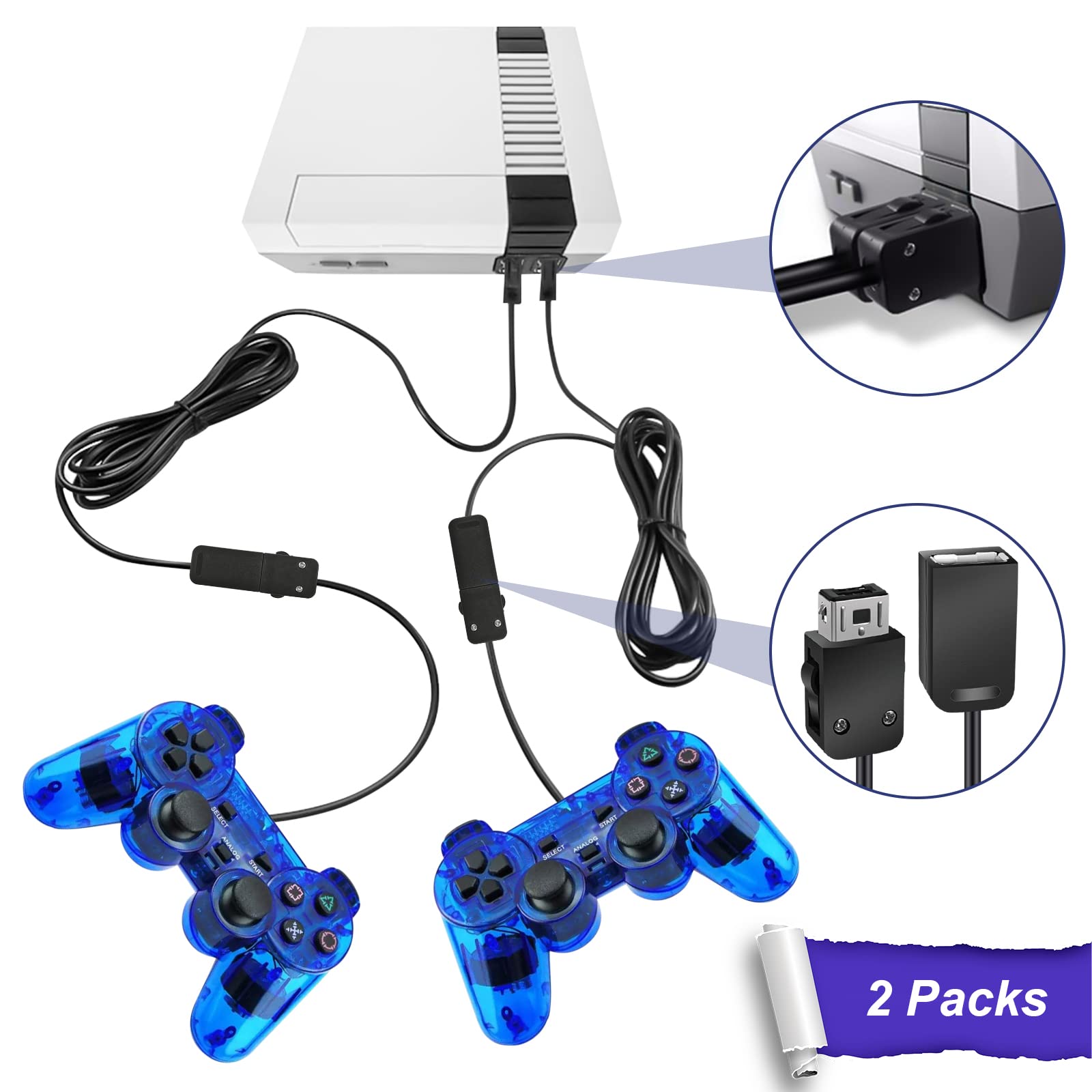 Amazon.com: Arzweyk NES Classic Controller Extension Cable Cord