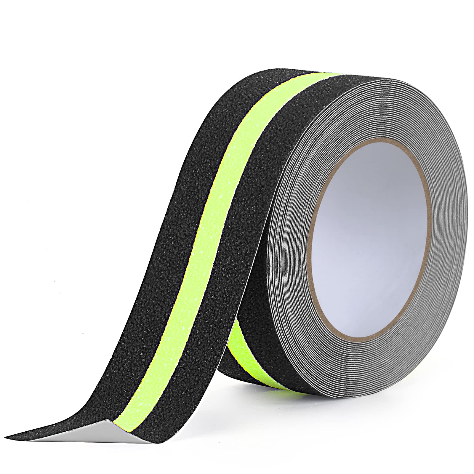 OQingluian Non-Slip Stairs, 5 cm x 10 m, Non-Slip Adhesive Tape, Glow, Suitable for Indoor and Outdoor Use, Fluorescent-image-39