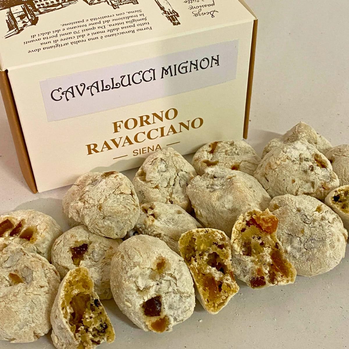 Cavallucci mignon noci e arance candite, 200gr, Forno Ravacciano