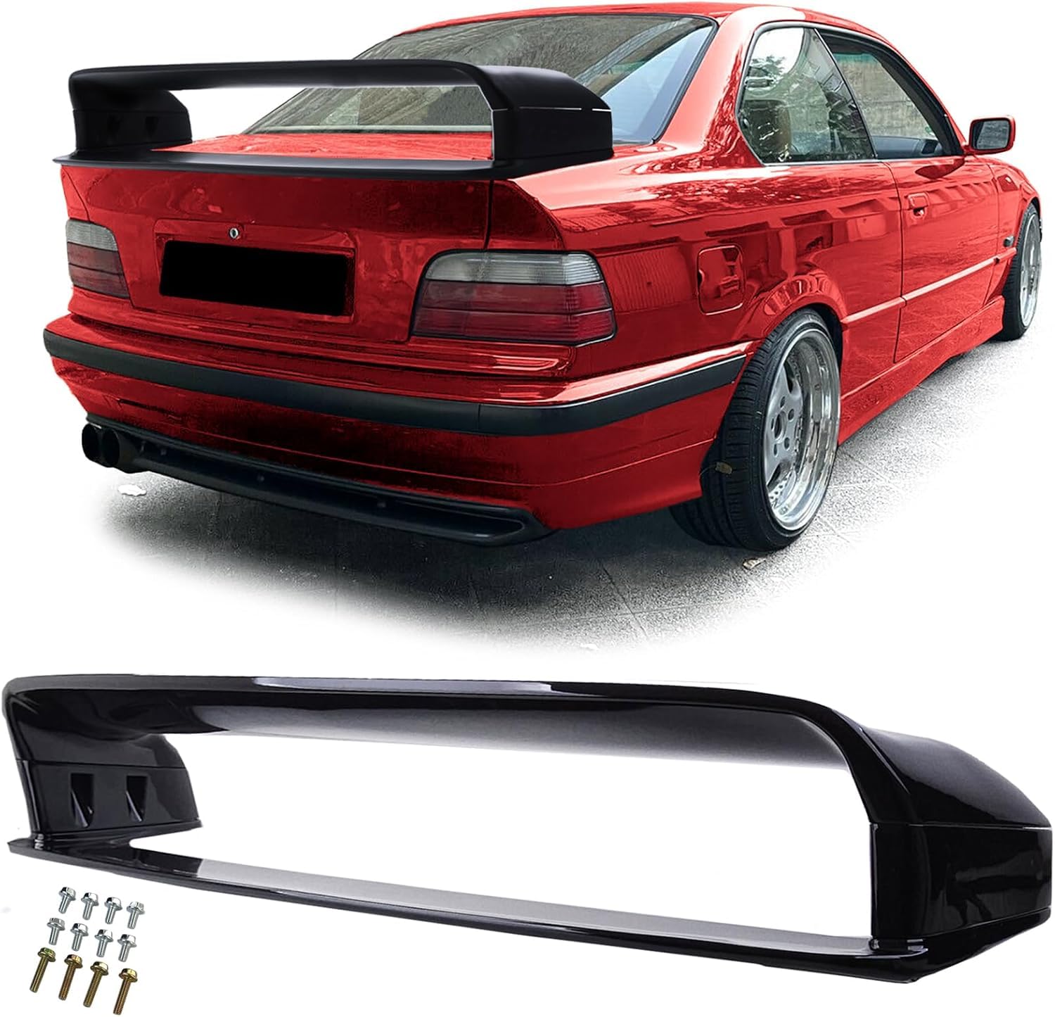 Aileron De Voiture Pour BMW E36 90-98 Auch M3 GT Class 2, Décoration De Queue, Aileron Arrière, Spoiler, Aile, Queue De Voiture, Plastique ABS, Couleur Normal