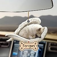 Vista 42 de Chihuahua Sleeping Angel - Adorno conmemorativo de acrílico 2D personalizado para perro, regalo para la pérdida de mascotas, regalo de simpatía