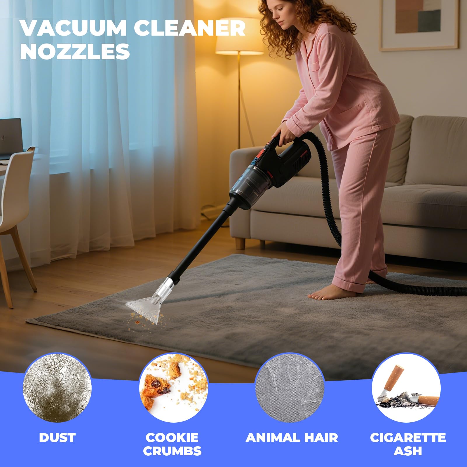 1 Pièce SéRie TêTe Pivotante Aspirateur Brosse Buse Aspirateur Brosse