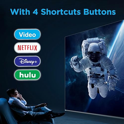 Miniatura 7 de Control remoto retroiluminado de repuesto para TCL/Hisense/Sharp/Philips/Onn/Element/Insignia/Westinghouse Roku TV (no para Roku Stick o Box)