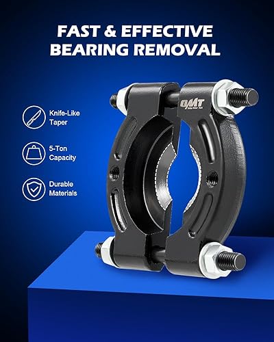 Miniatura 5 de Juego de extractor de rodamientos, separador de rodamientos de capacidad de 5 toneladas, kit de extracción de rodamientos de rueda de piñón