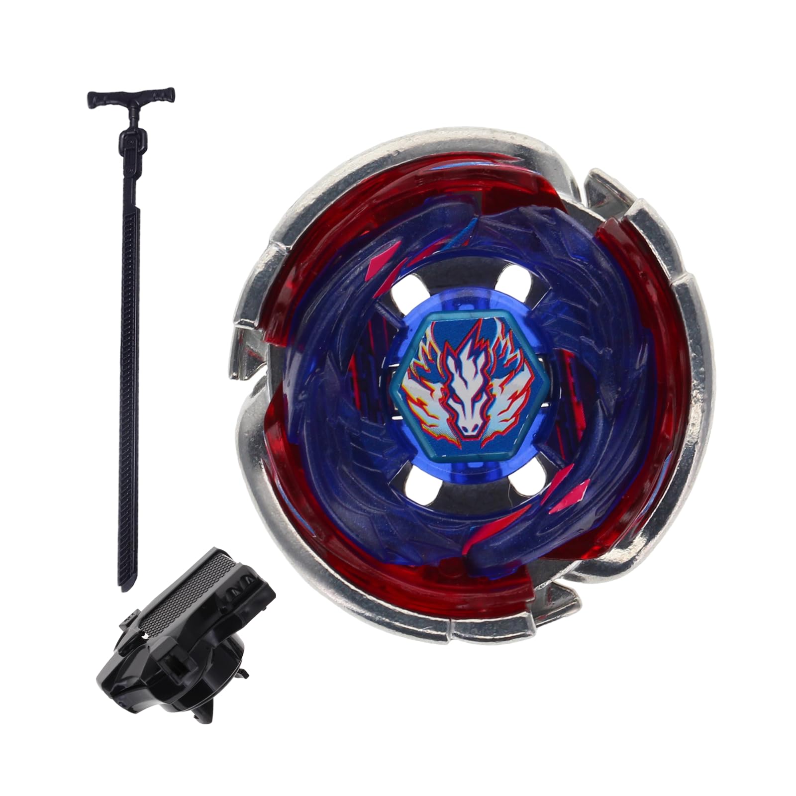 FOCBAD Bey Battling Tops Blade Metal Fusion with Launcher, Stainlsee Steel Precision Gyro Anti-Grabity Spinning Tops, Balance Desktop Spinner Toys Gifts for Child and Boys