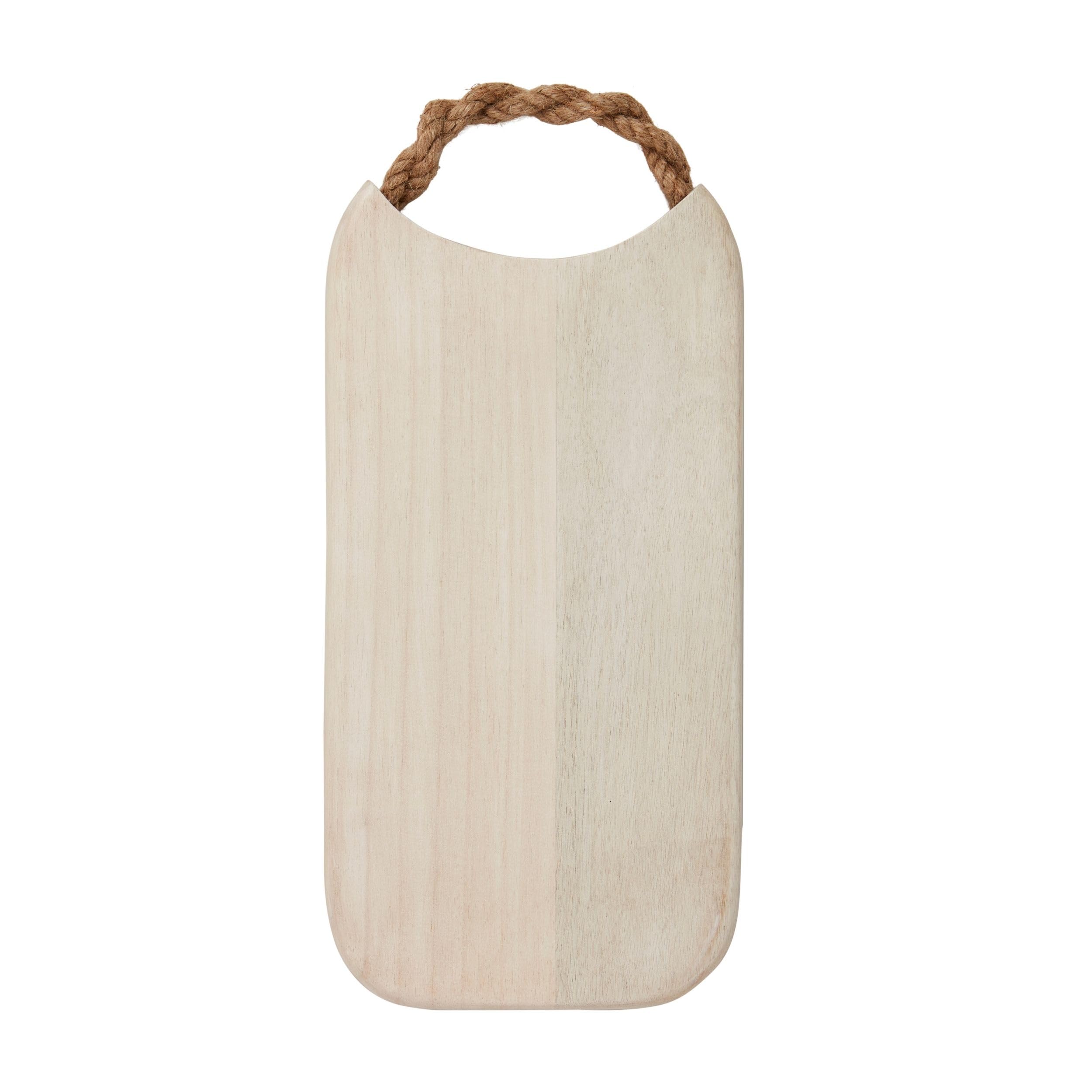 Planche en bois blanchi haut de gamme Mud Pie au fini patiné artisanal
