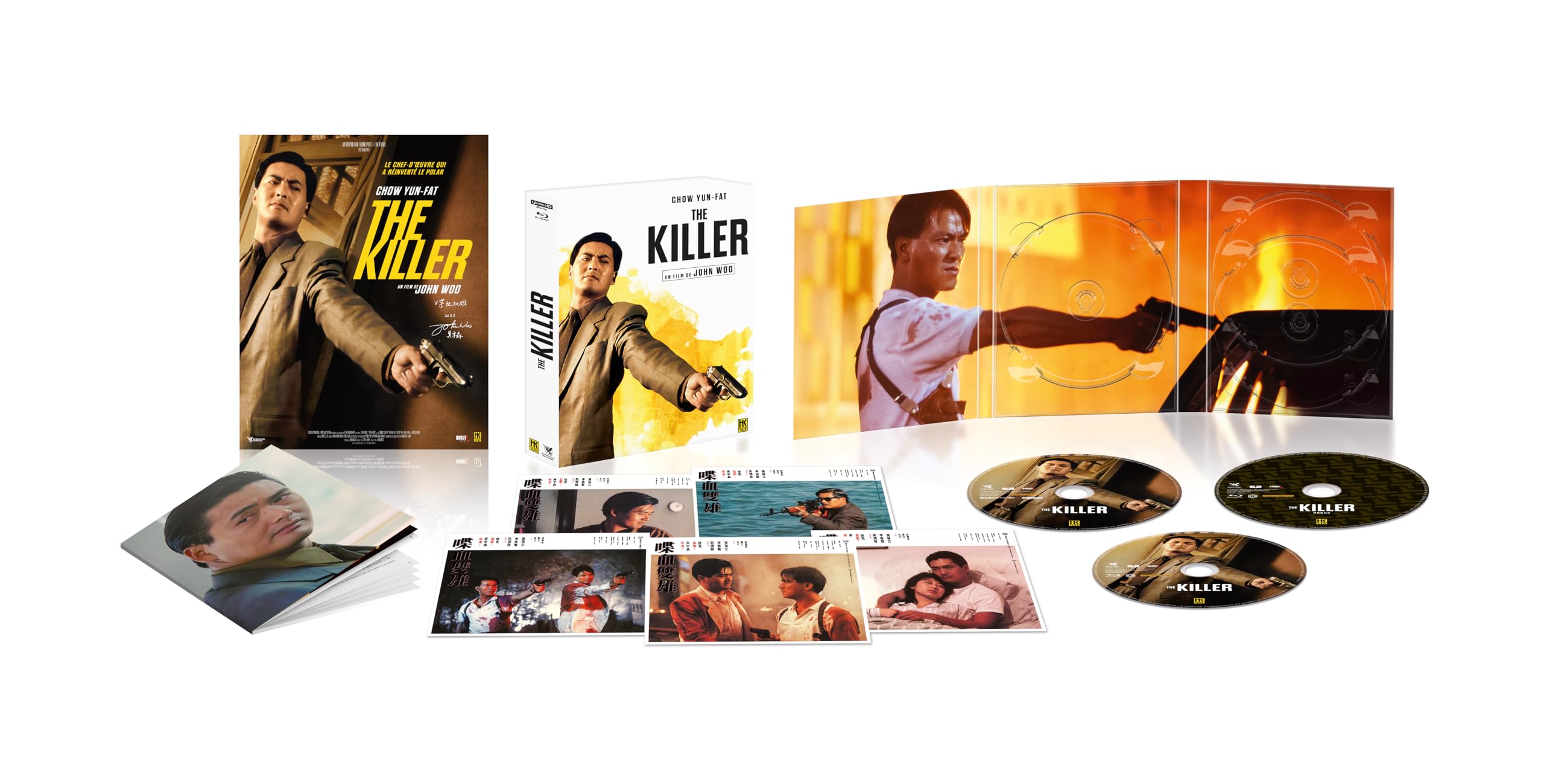 THE KILLER - HKVidéo - COLLECTOR Digipak Edition Limitée - COMBO 4K + BLURAY + 1 BLURAY BONUS + LIVRET