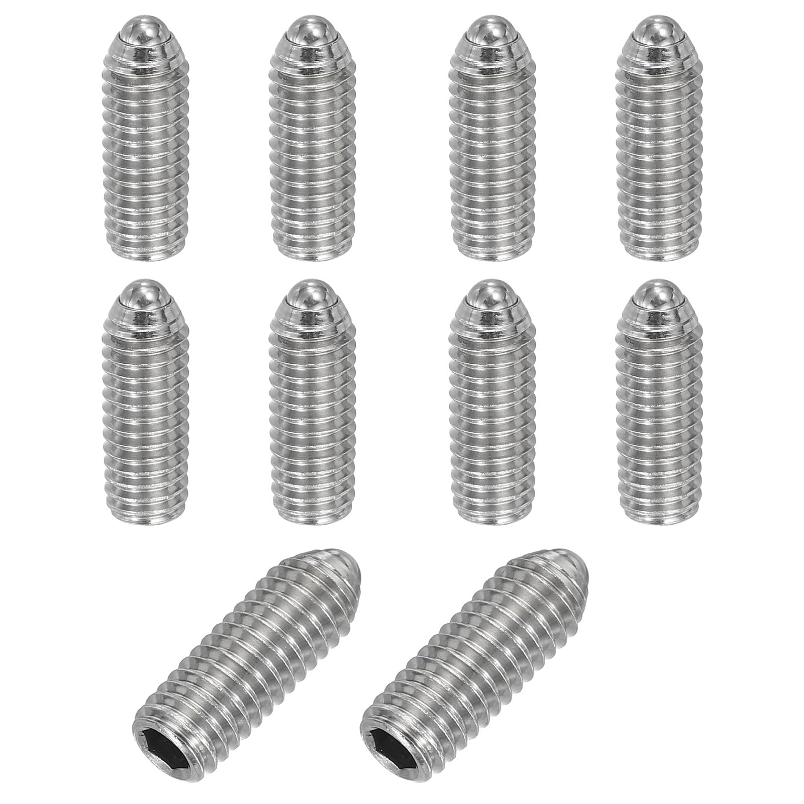 PATIKIL M6x16mm Ball Point Set Screws