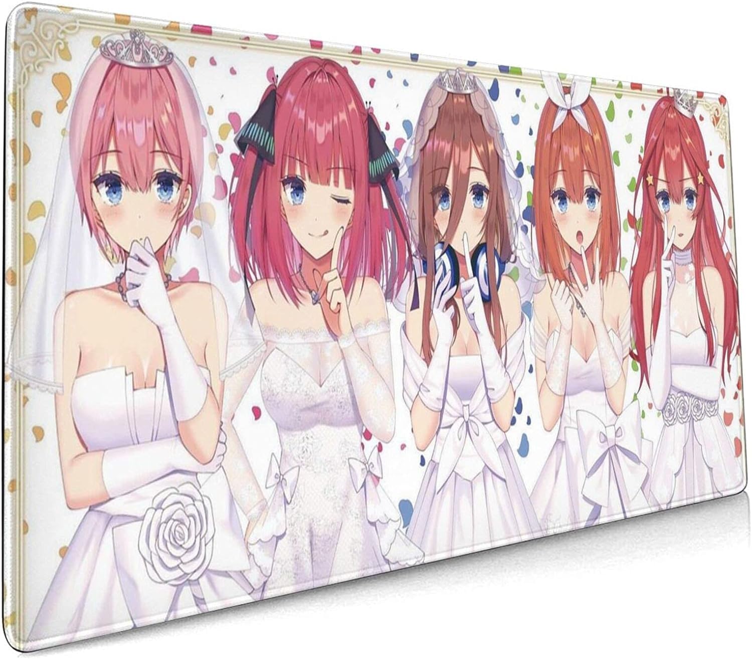 Amazon.co.jp: 五等分の花嫁 マウスパッド 超大判 オフィス最適