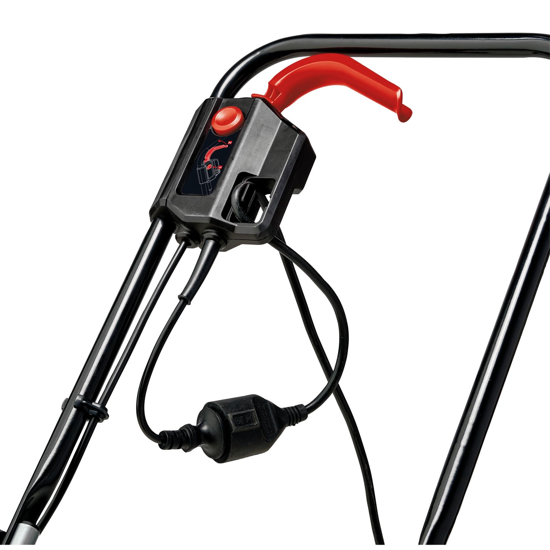 Einhell tosaerba elettrico GC-EM 1000/32 (1.000 W, larghezza di taglio 32 cm, fino a 300 m², cesto raccoglierba da 30 l, altezza di taglio 30-70 mm, manubrio pieghevole)