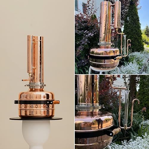 Miniatura 7 de Kit de destilador de aceites esenciales para destilación al vapor, fabricación y extracción de aceite, equipo de destilación para el hogar, aceite