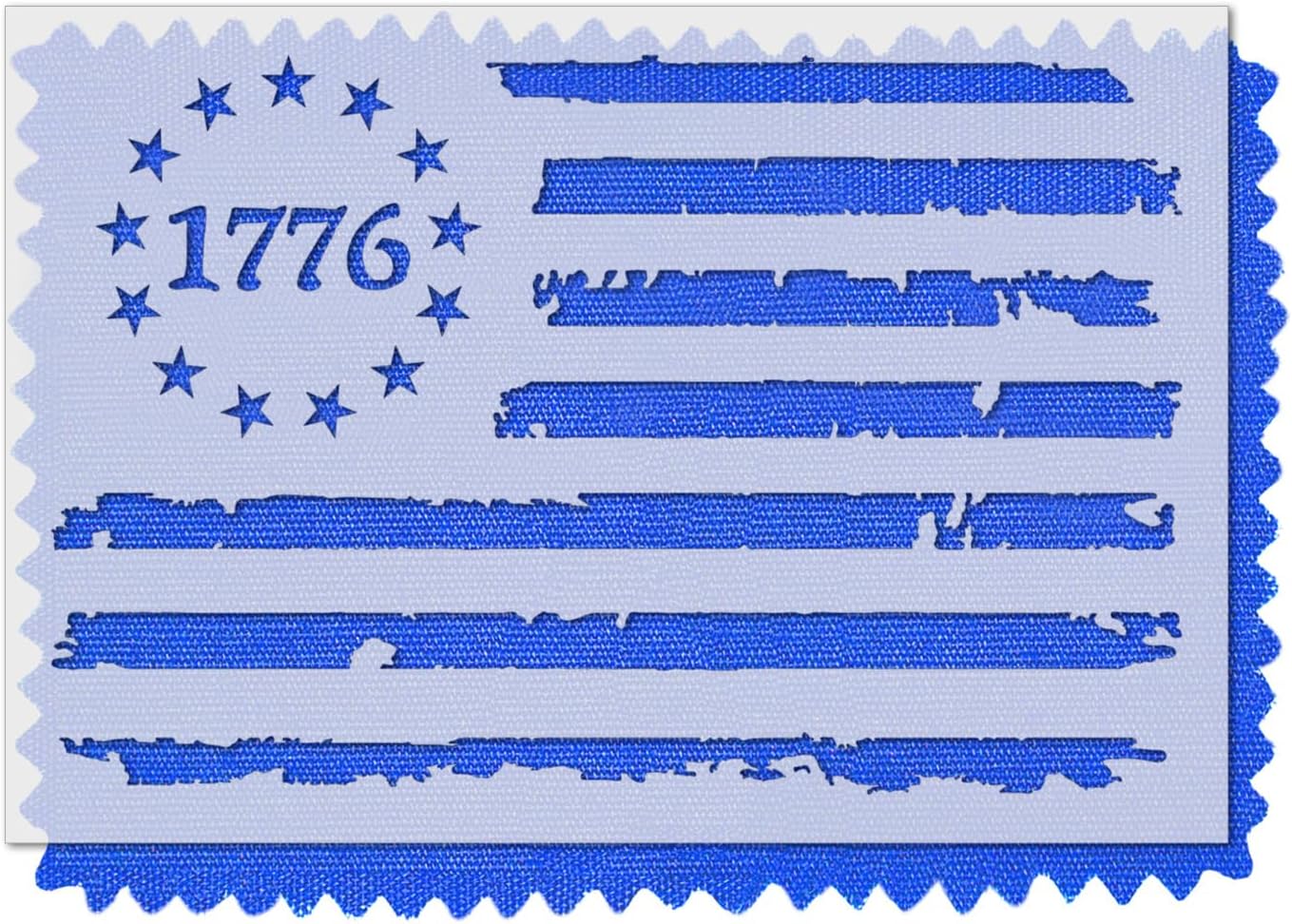 1776 Stars Stencil - Patriotic 13 Colonies USA Flag Design for DIY, Cornhole, Lawns, Walls - Durable & Reusable Plastic Material (36 x 36 inches)
