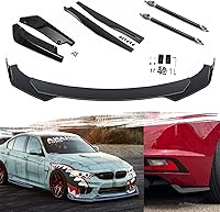 Vista 21 de x xotic tech Alerón Labio Universal para Parachoques Delantero Spoiler Barbilla Divisor Difusor Protector Ala Guardabarros Moldura Kit de Carrocería