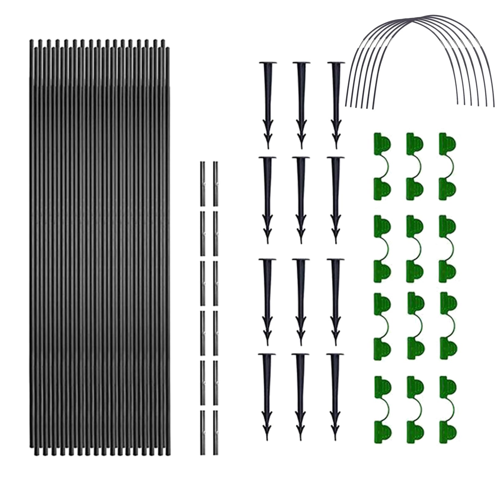 Amazon | ビニールトンネル 園芸用品 支柱 アーチパイプ 温室支柱