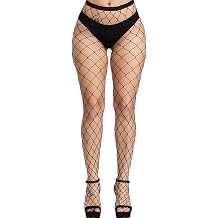 Women's Fishnet Stockings Sexy Tights High Waisted Pantyhose
