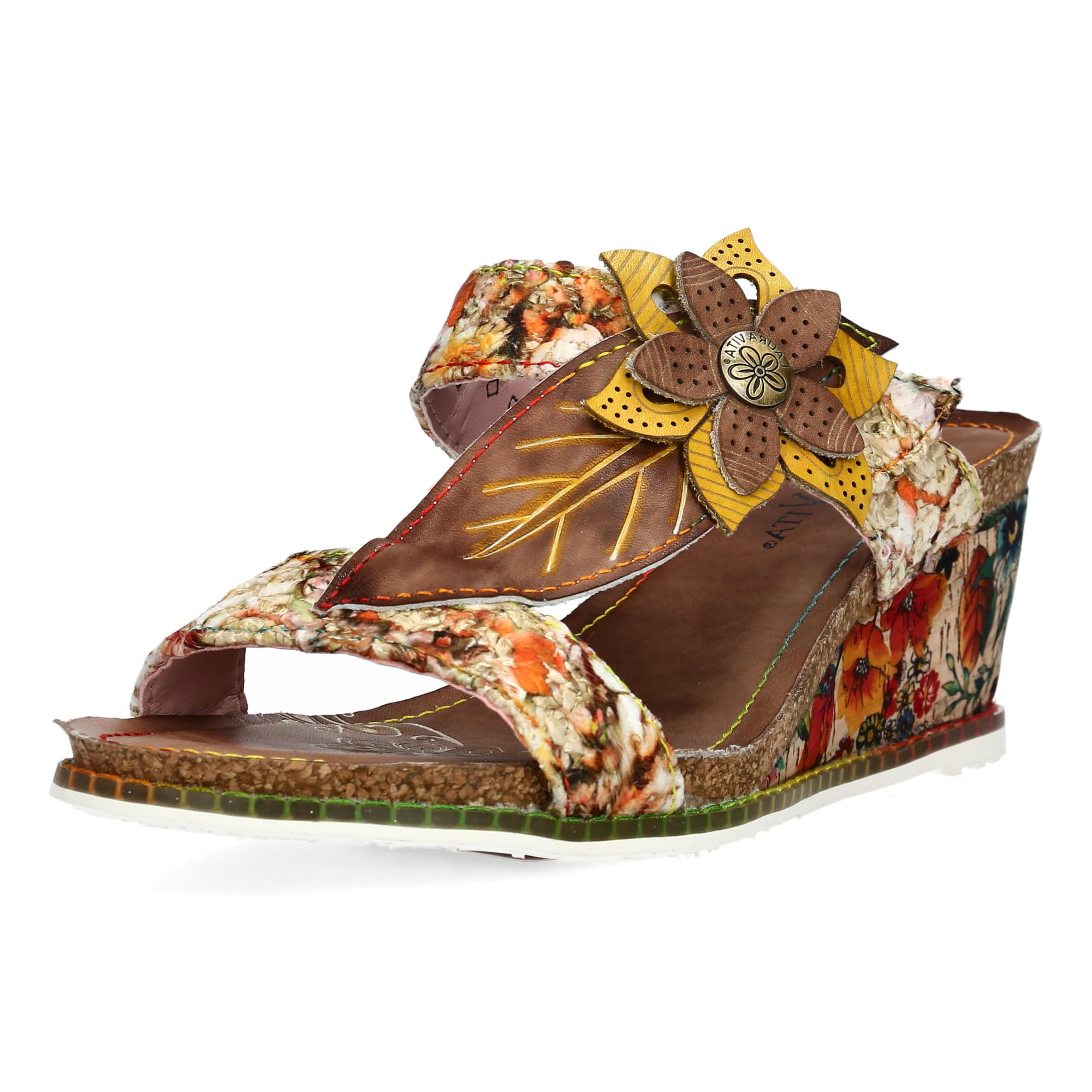 LAURA VITA Mules en Cuir pour Femmes HACEO 10