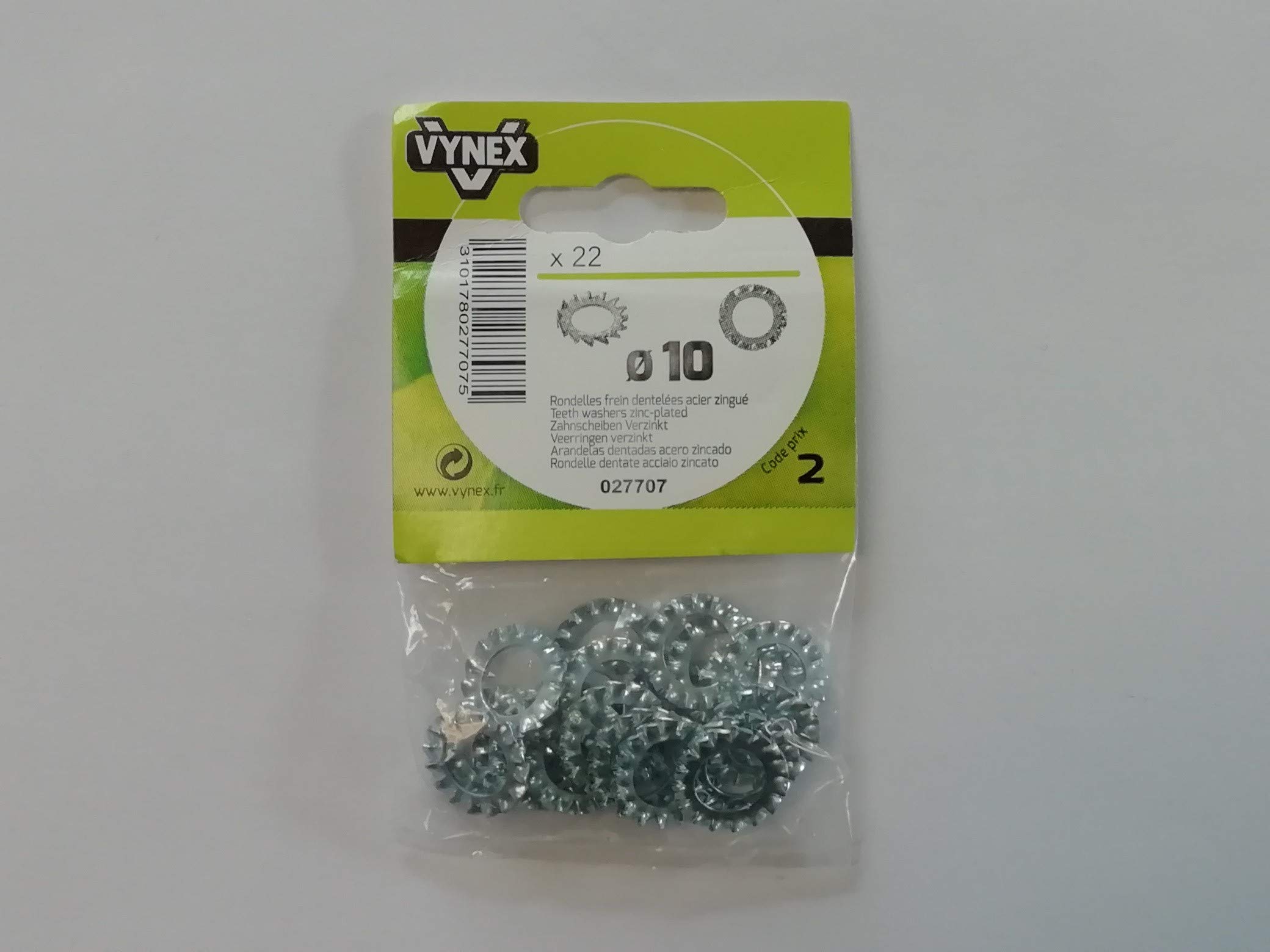 VYNEX 3101780277075 Fan Washer D.10 mm CP:2, Grey, One Size - Image 3