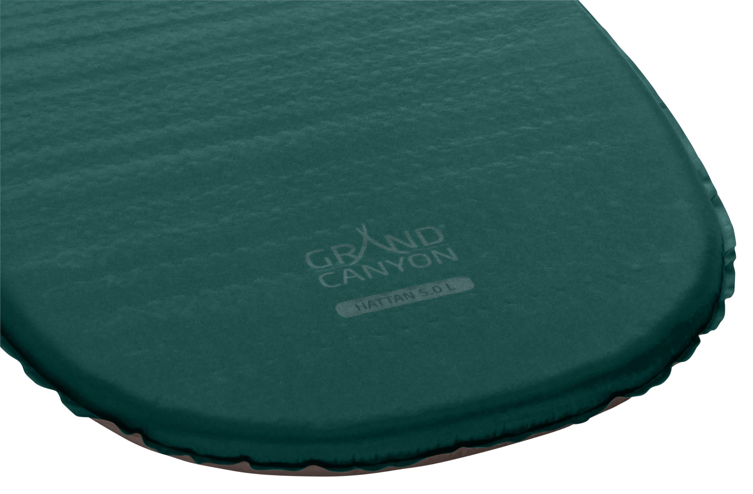 Grand Canyon Hattan 5,0 l – samopompująca się karimata, mata kempingowa – 198 x 63 x 5,0 cm – ogród botaniczny (ciemnozielona), rozmiar L