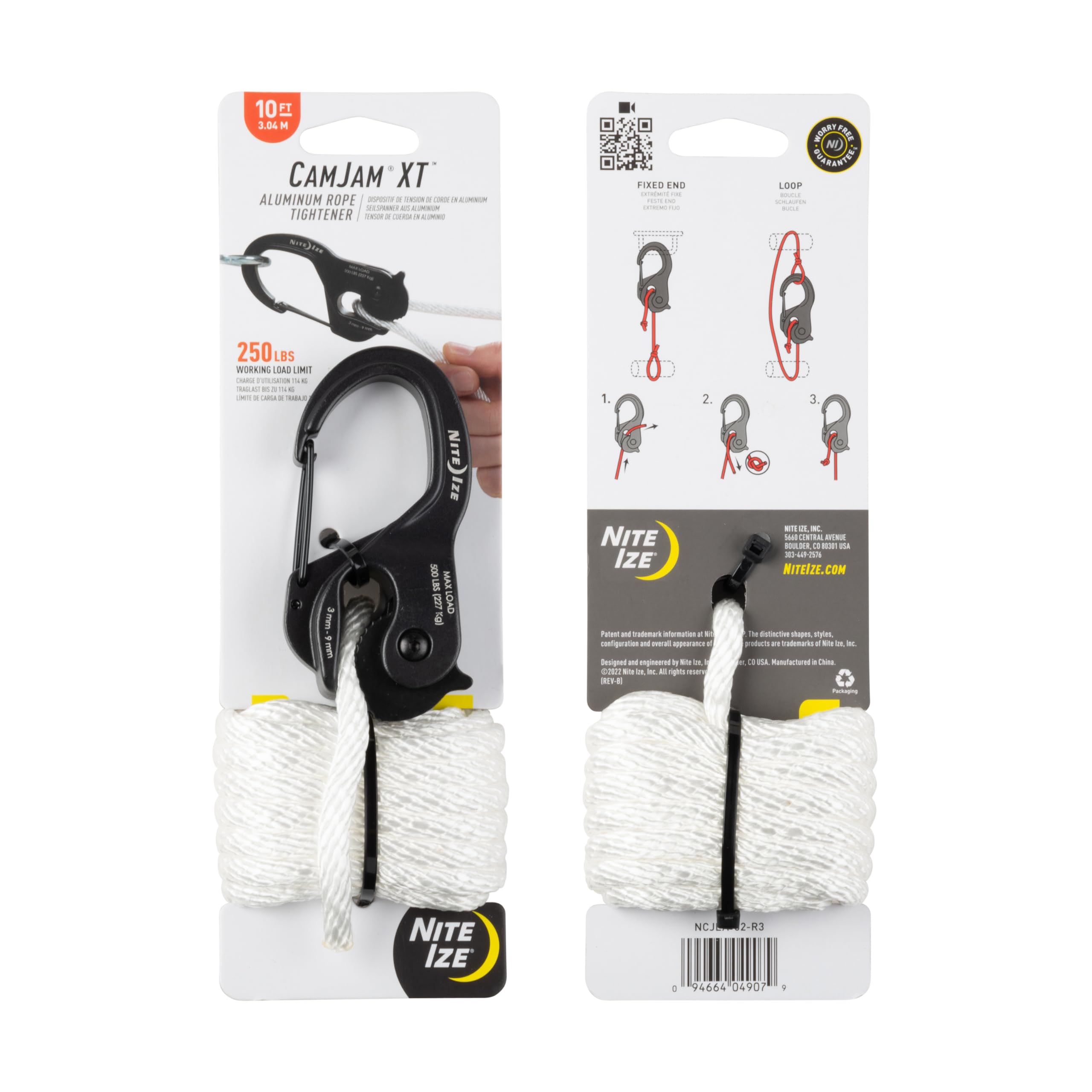 Amazon.com: Nite Ize CamJam XT Aluminum Rope Tightener - Versatile